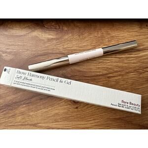 Rare Beauty Brow Harmony Soft Black Dual-Ended Waterproof Pencil Tinted Gel BNIB